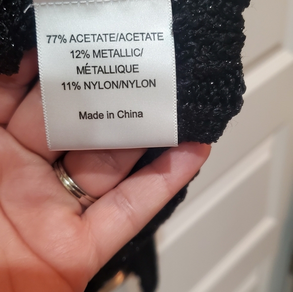 Tory Burch black knit size small womens sweater - Picture 7 of 8